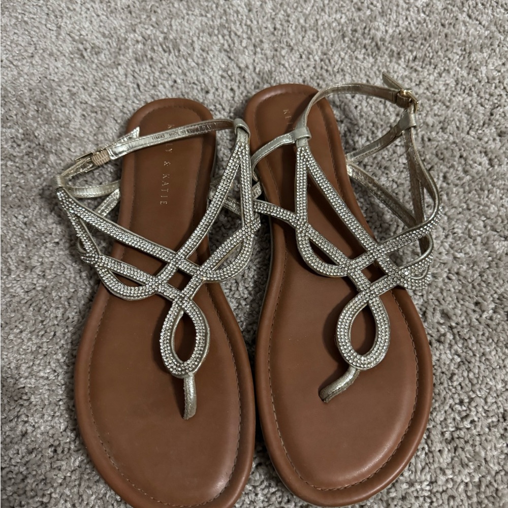 Elegant Silver Sandals